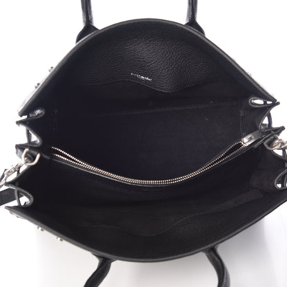 Saint Laurent Grained Calfskin Small Supple Sac De Jour Black 6 of 13