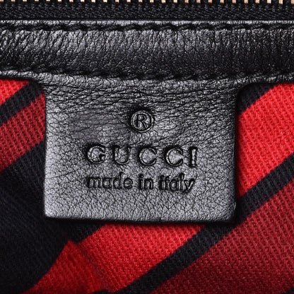 Gucci Calfskin Medium Britt Tassel Shoulder Bag Black 4 of 5