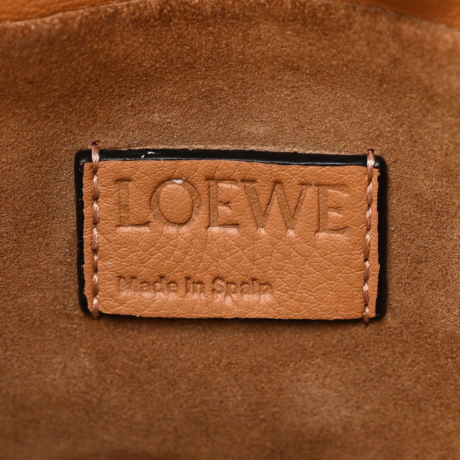 Loewe Nappa Flamenco Knot Clutch Warm Desert 6 of 14