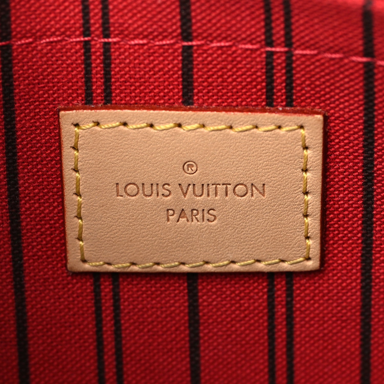 Louis Vuitton Monogram Neverfull MM GM Pochette Cherry 6 of 8