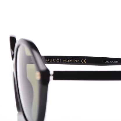 Gucci Acetate Round Sunglasses GG0023S Black 6 of 7