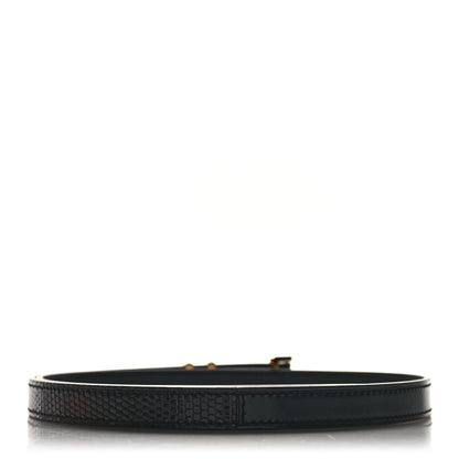 Hermes Box Calfskin Lizard Pop H Trio 15 Belt 75 30 Black 2 of 6