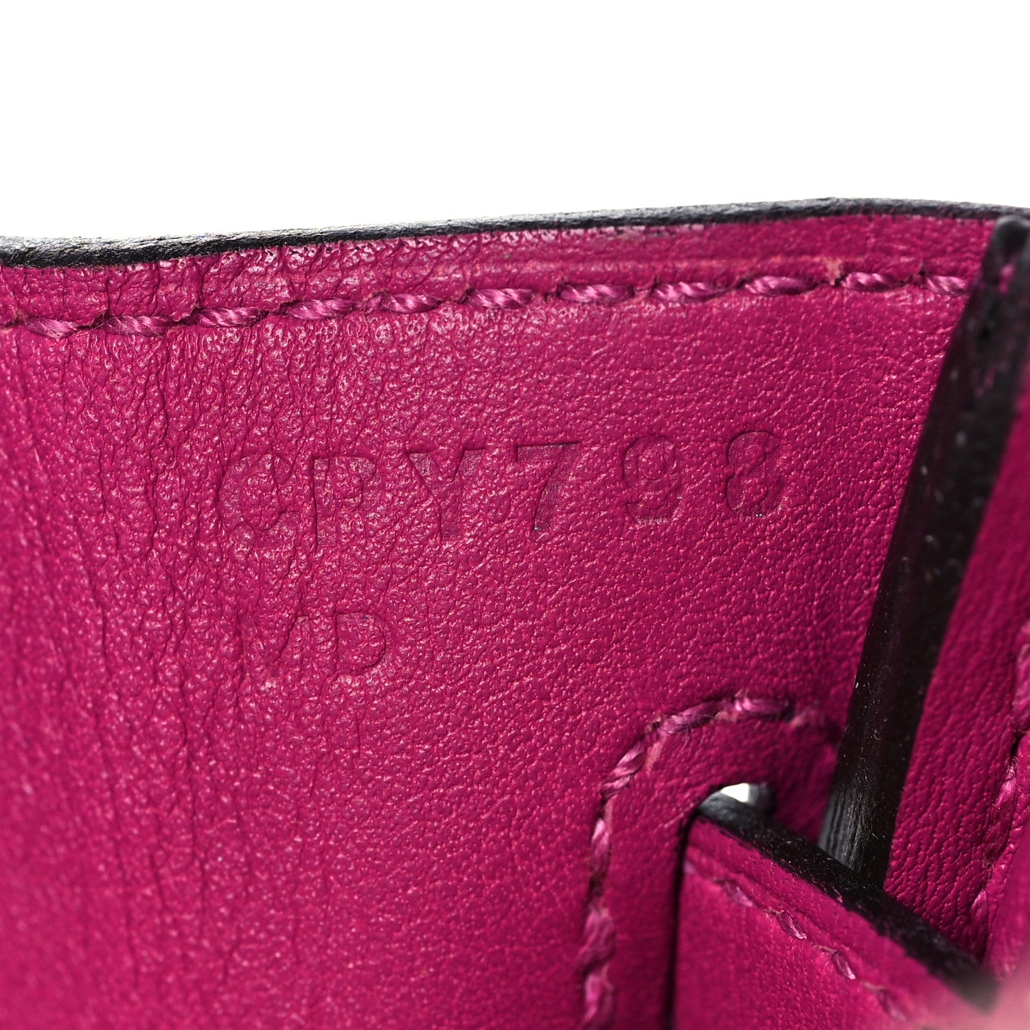 Hermes Swift Birkin 25 Rose Pourpre 29 of 34