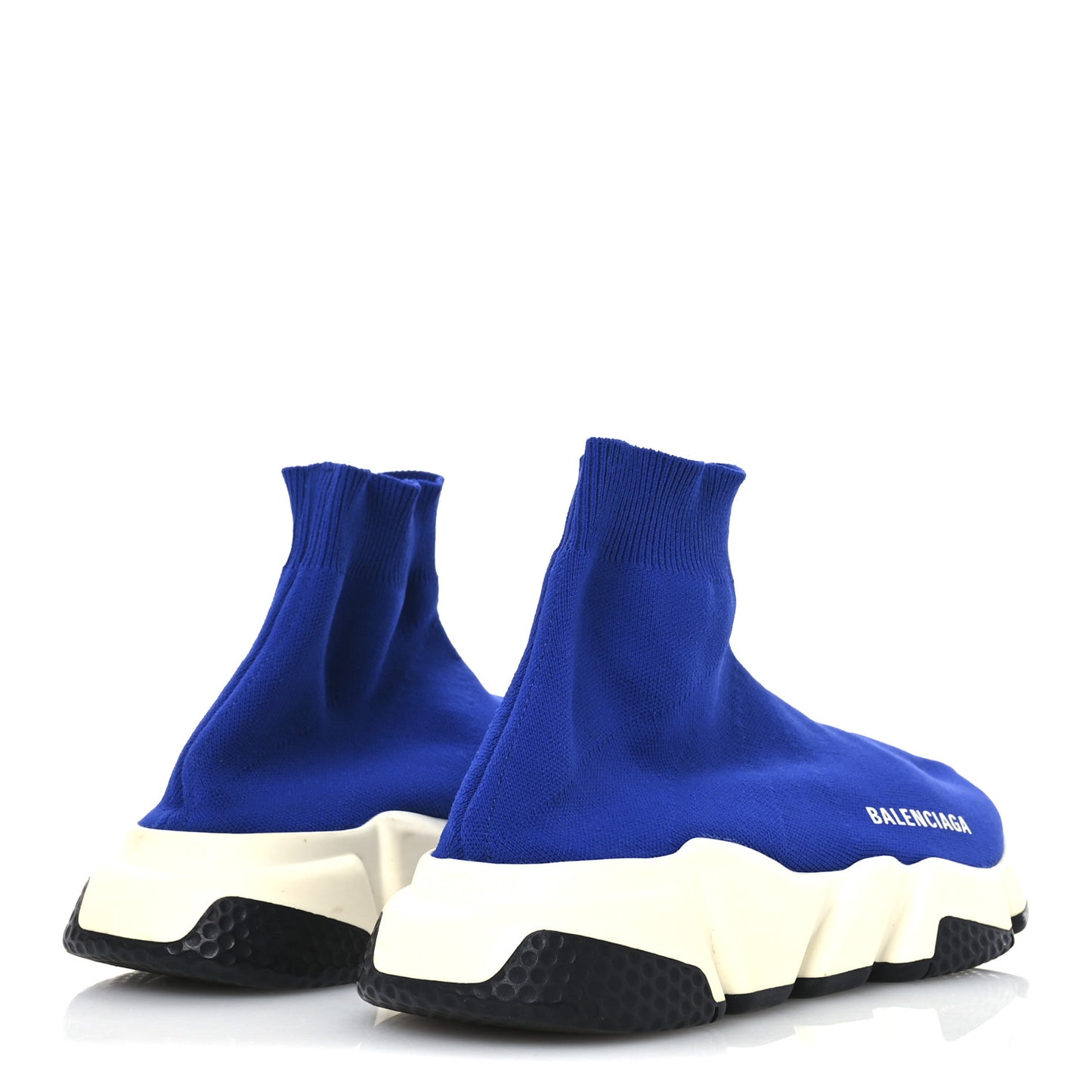 Neoprene Knit Womens Speed Sneakers 38 Bleu Saphir