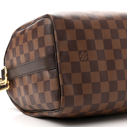 Louis Vuitton Damier Ebene Speedy Bandouliere 25 7 of 8