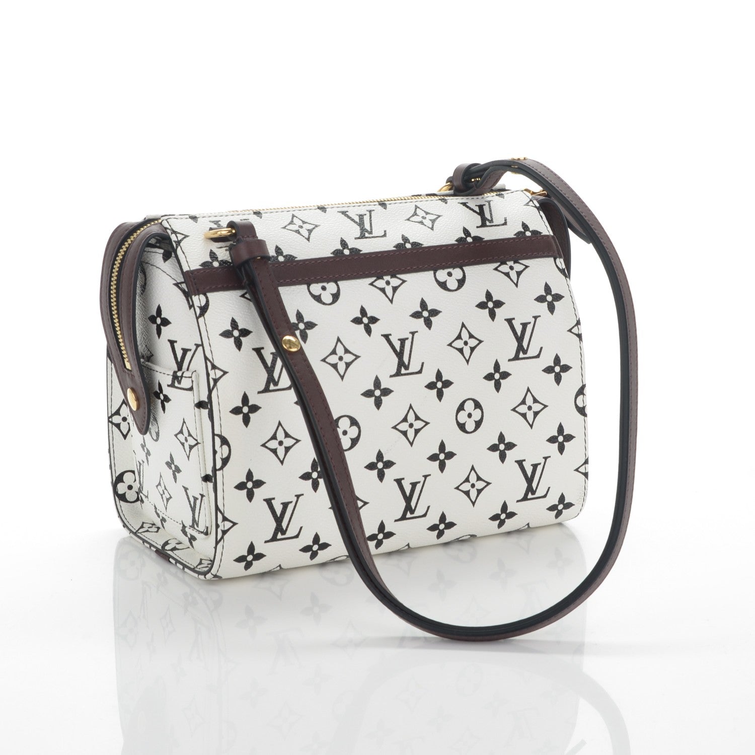 Louis Vuitton Monogram Speedy Amazon PM White Chocolat 3 of 7