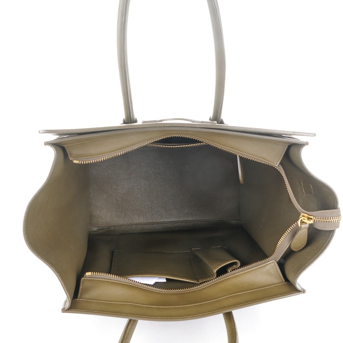 Smooth Calfskin Mini Luggage Khaki