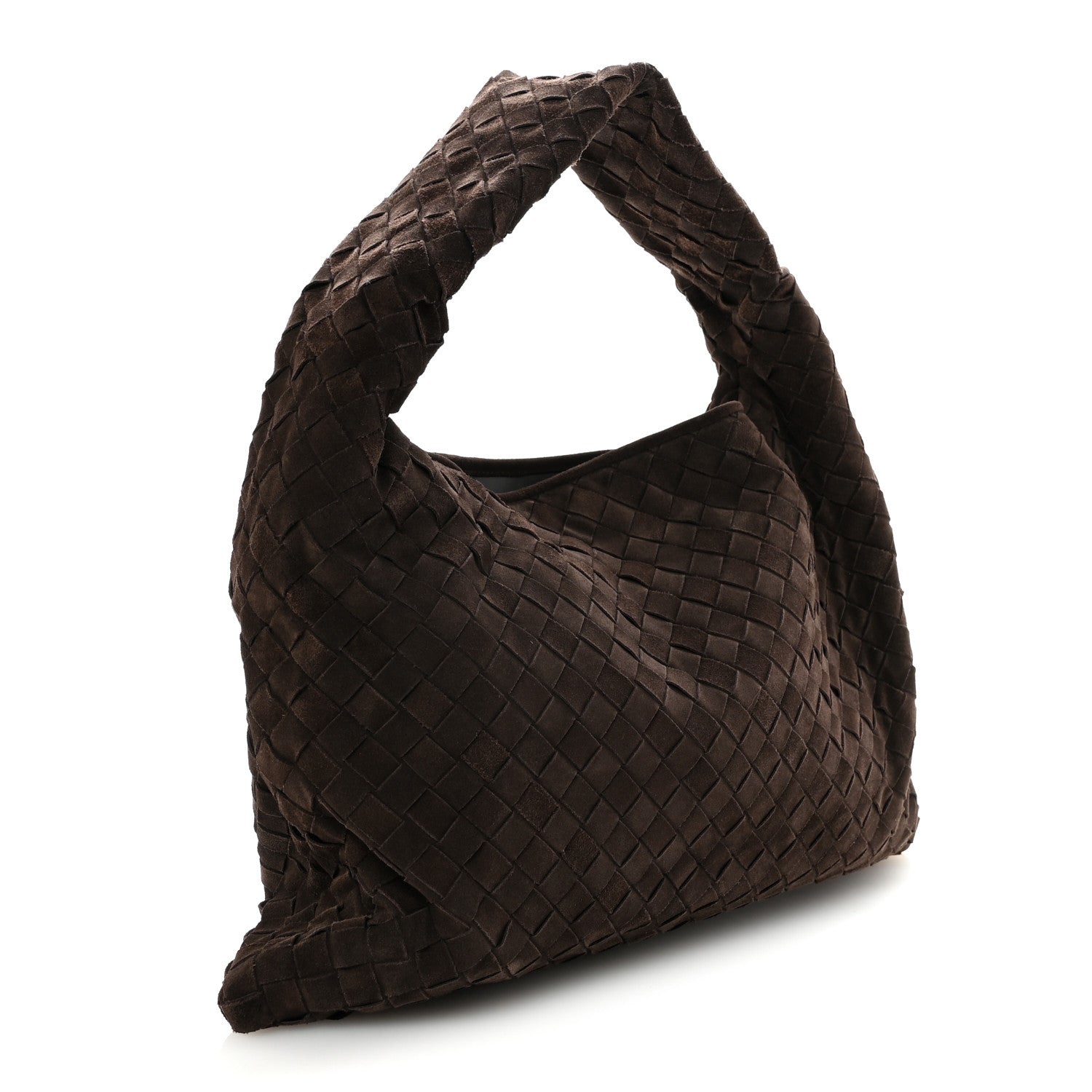 Bottega Veneta Suede Intrecciato Small Hop Fondant 3 of 9