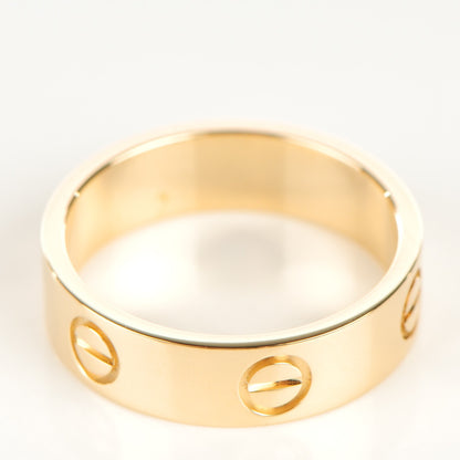 Cartier 18K Yellow Gold 5.5mm LOVE Ring 56 7.5 5 of 5