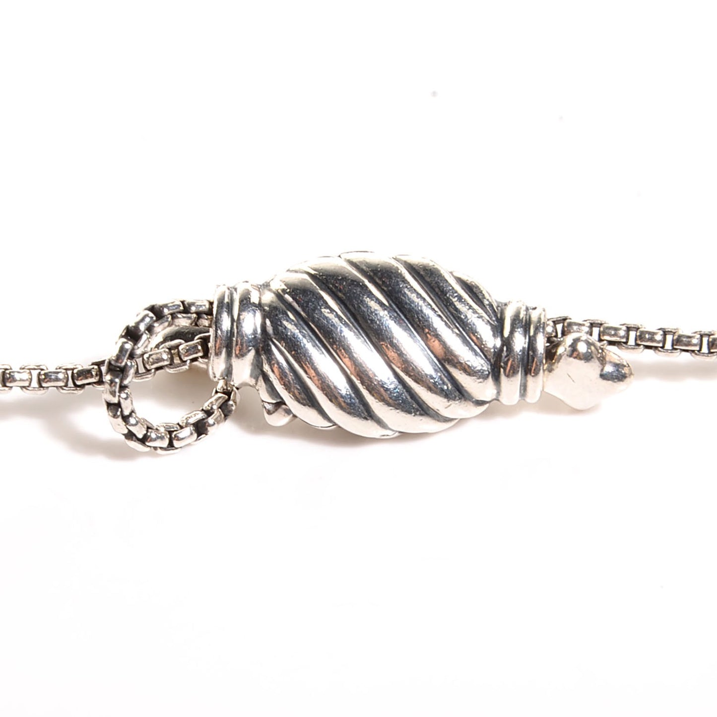 Sterling Silver Black Onyx Hematine 8mm Elements Bracelet