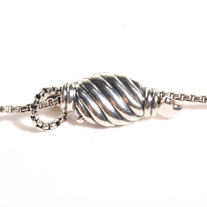 David Yurman Sterling Silver Black Onyx Hematine 8mm Elements Bracelet 4 of 4