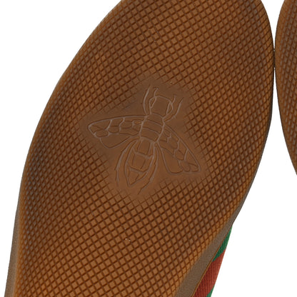 Gucci X DAPPER DAN Calfskin Suede GG Micro Monogram G74 Sneakers 36.5 Emerald Mystic White 9 of 10
