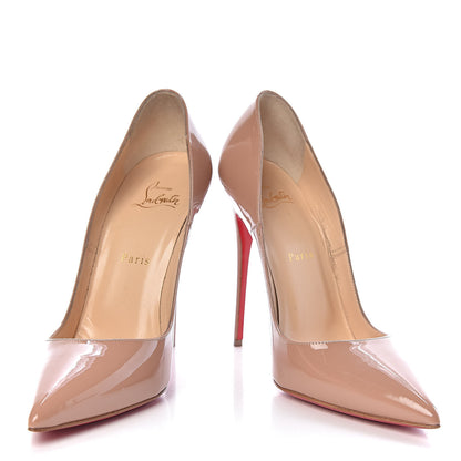 Christian Louboutin Patent So Kate 120 Pumps 39.5 Nude 5 of 13