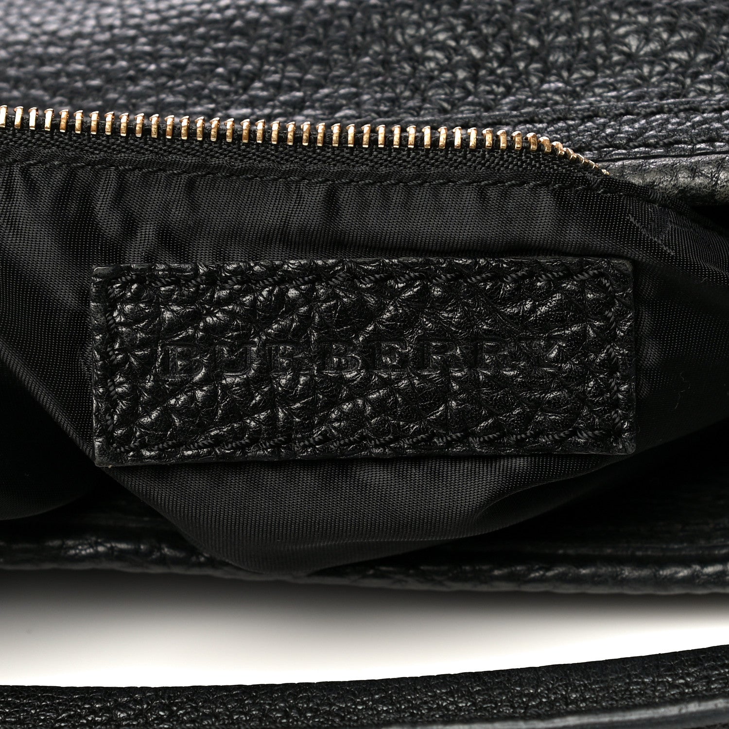 Burberry Calfskin Hobo Black 5 of 10