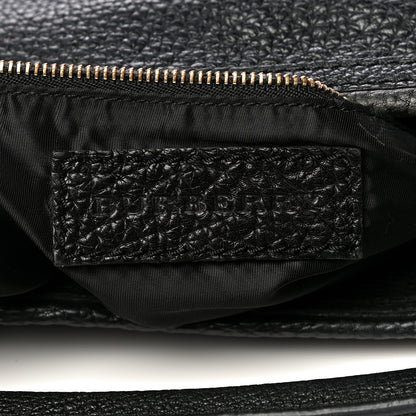 Burberry Calfskin Hobo Black 5 of 10