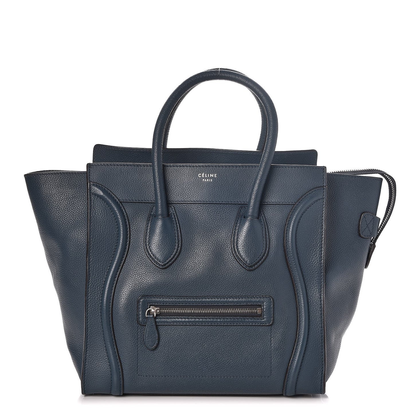 Drummed Calfskin Mini Luggage Orage