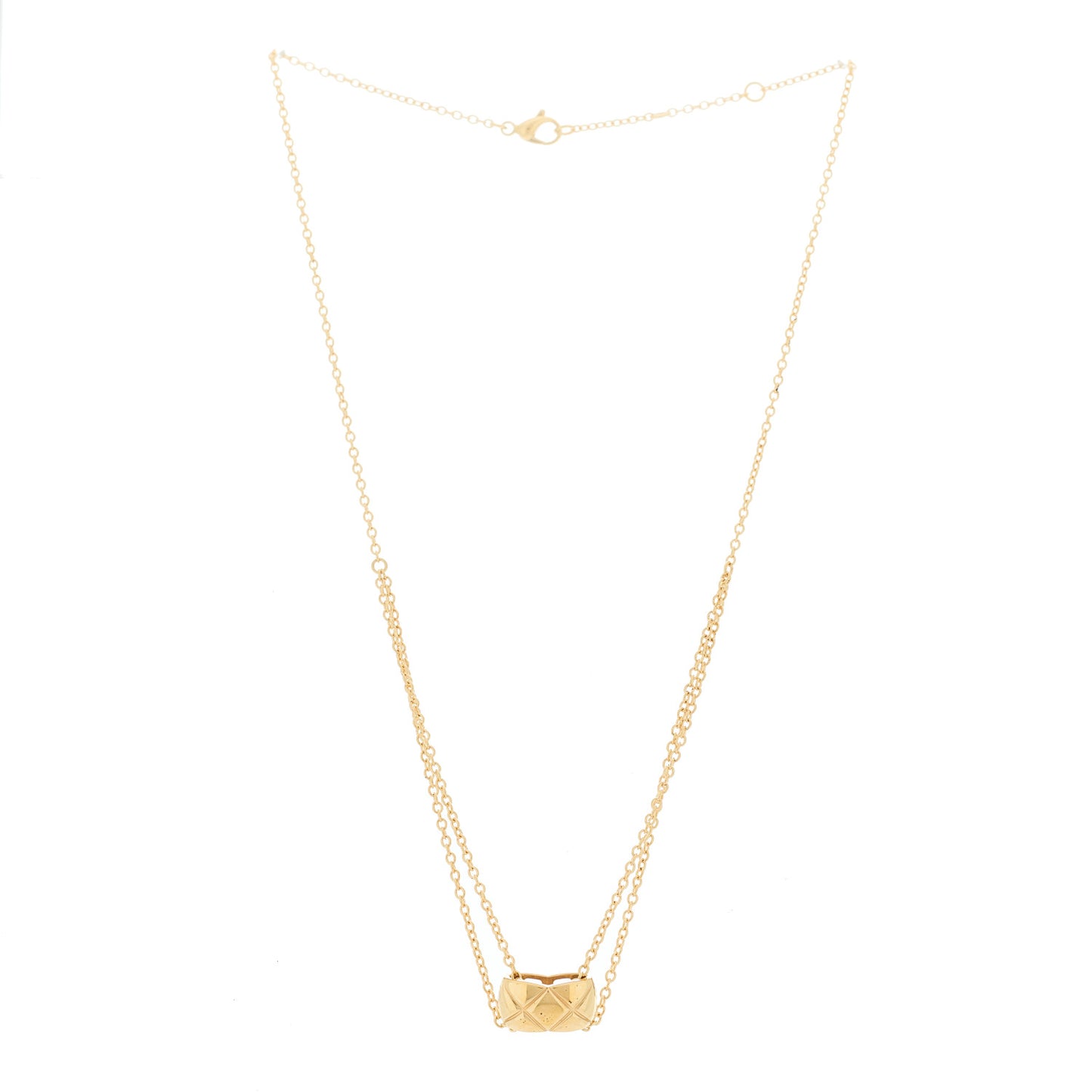 18K Yellow Gold Coco Crush Pendant Necklace