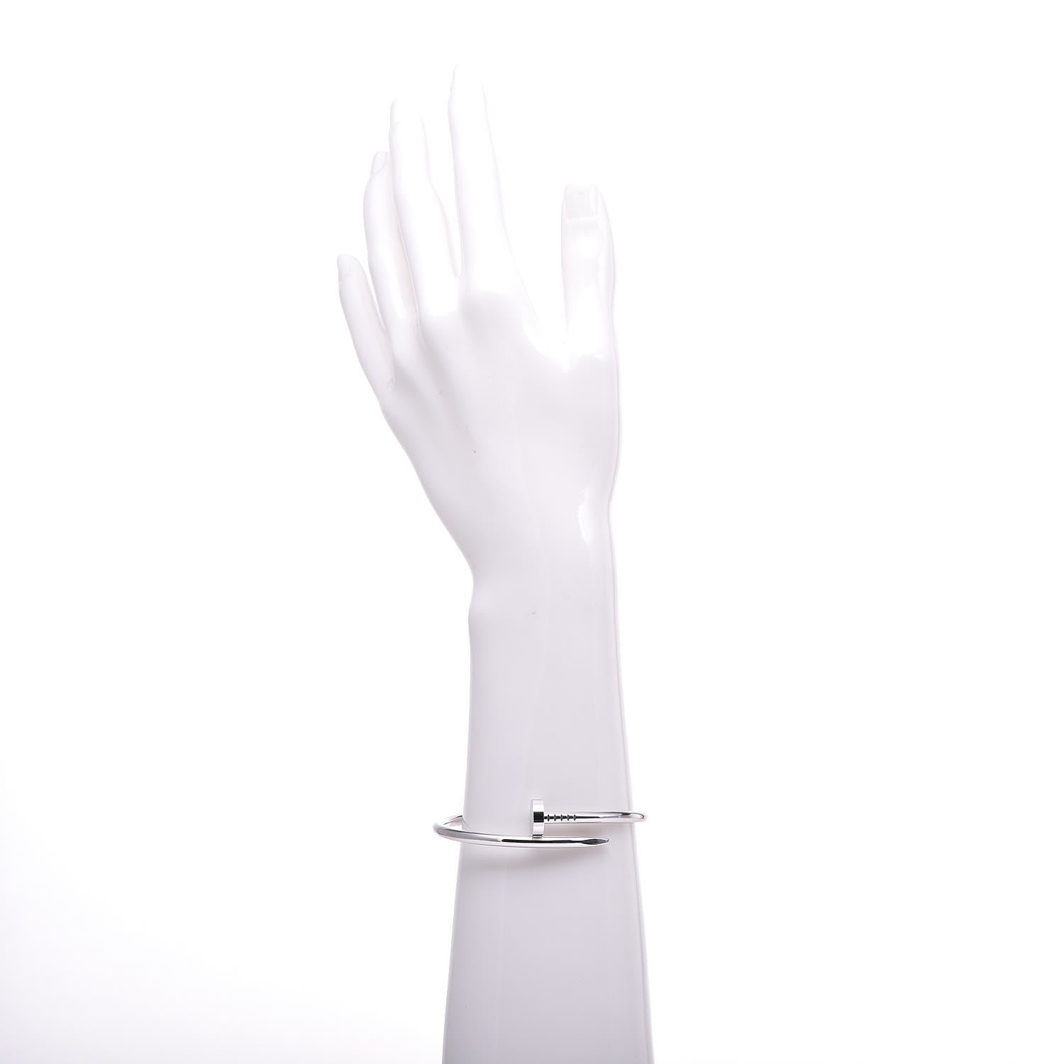 Cartier 18K White Gold Juste Un Clou Bracelet 17 2 of 7
