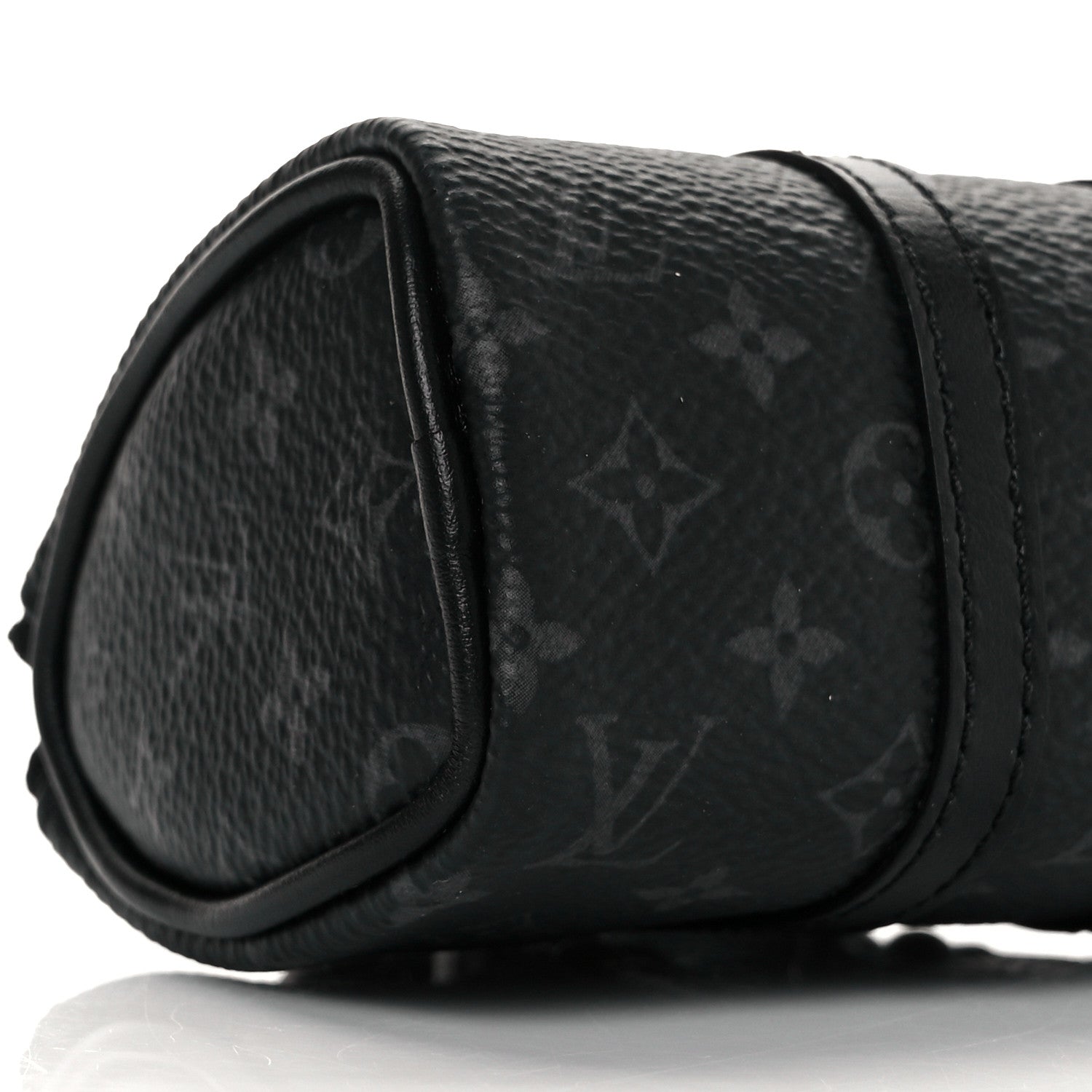 Louis Vuitton Monogram Eclipse Mini Keepall Bag Charm Key Holder Black 6 of 7