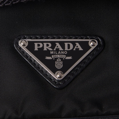Prada X JAMES JEAN Tessuto Nylon Calfskin Comic Print Belt Bag Black 13 of 16