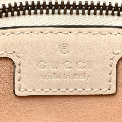 Gucci Calfskin Matelasse Small GG Marmont Shoulder Bag White 6 of 13