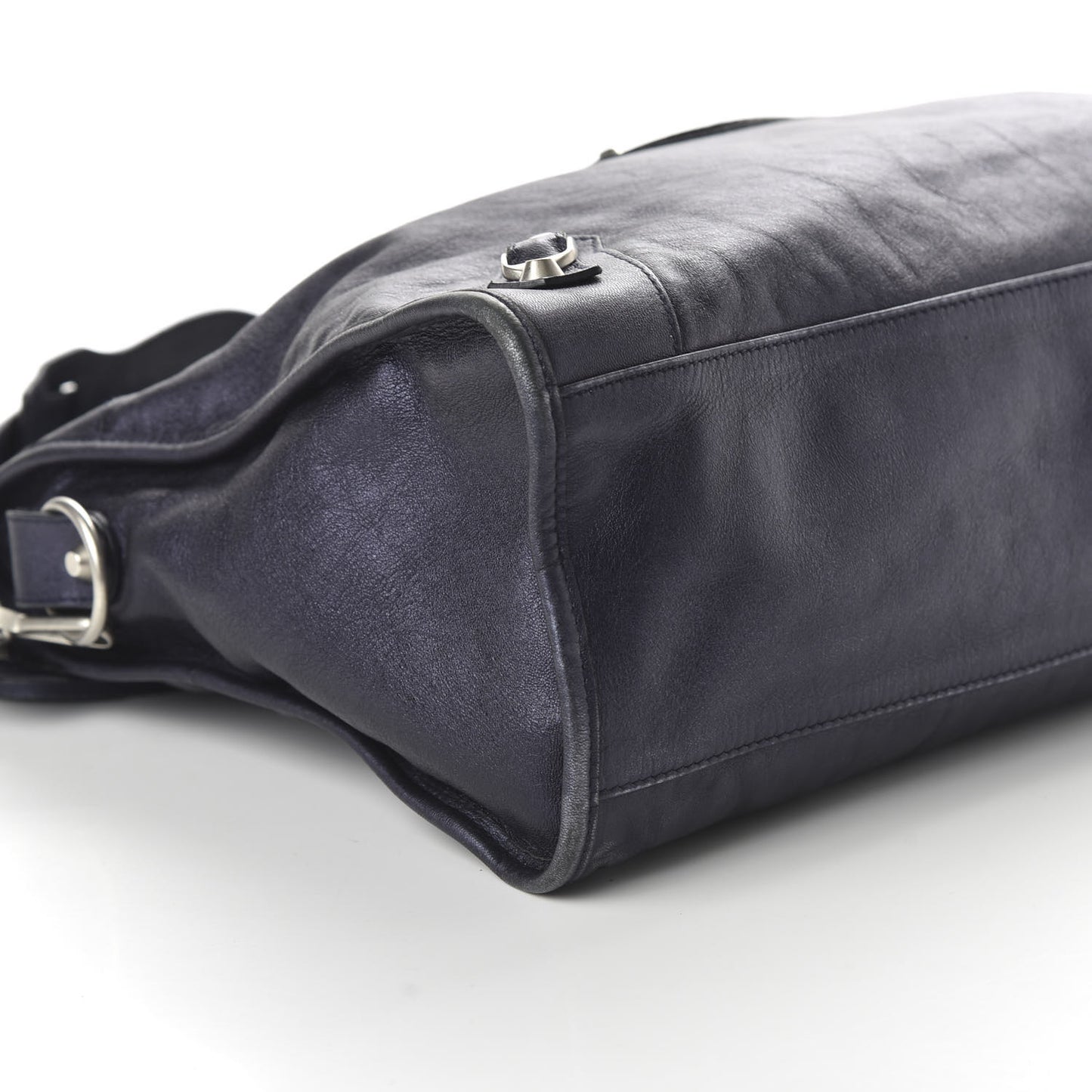 Laminated Agneau Classic Silver Hardware City Maree