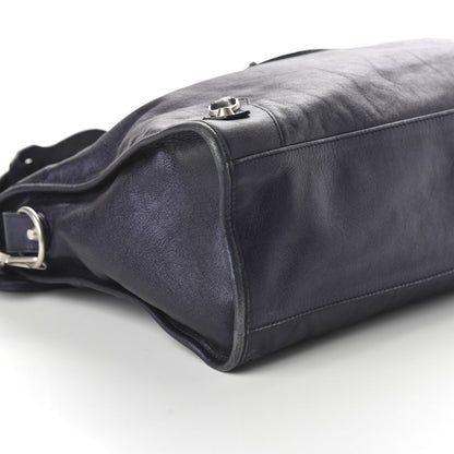 Balenciaga Laminated Agneau Classic Silver Hardware City Maree 6 of 10