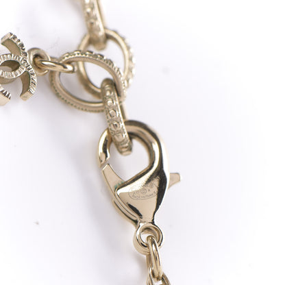 Chanel Pearl CC Round Pendant Necklace Gold 6 of 7