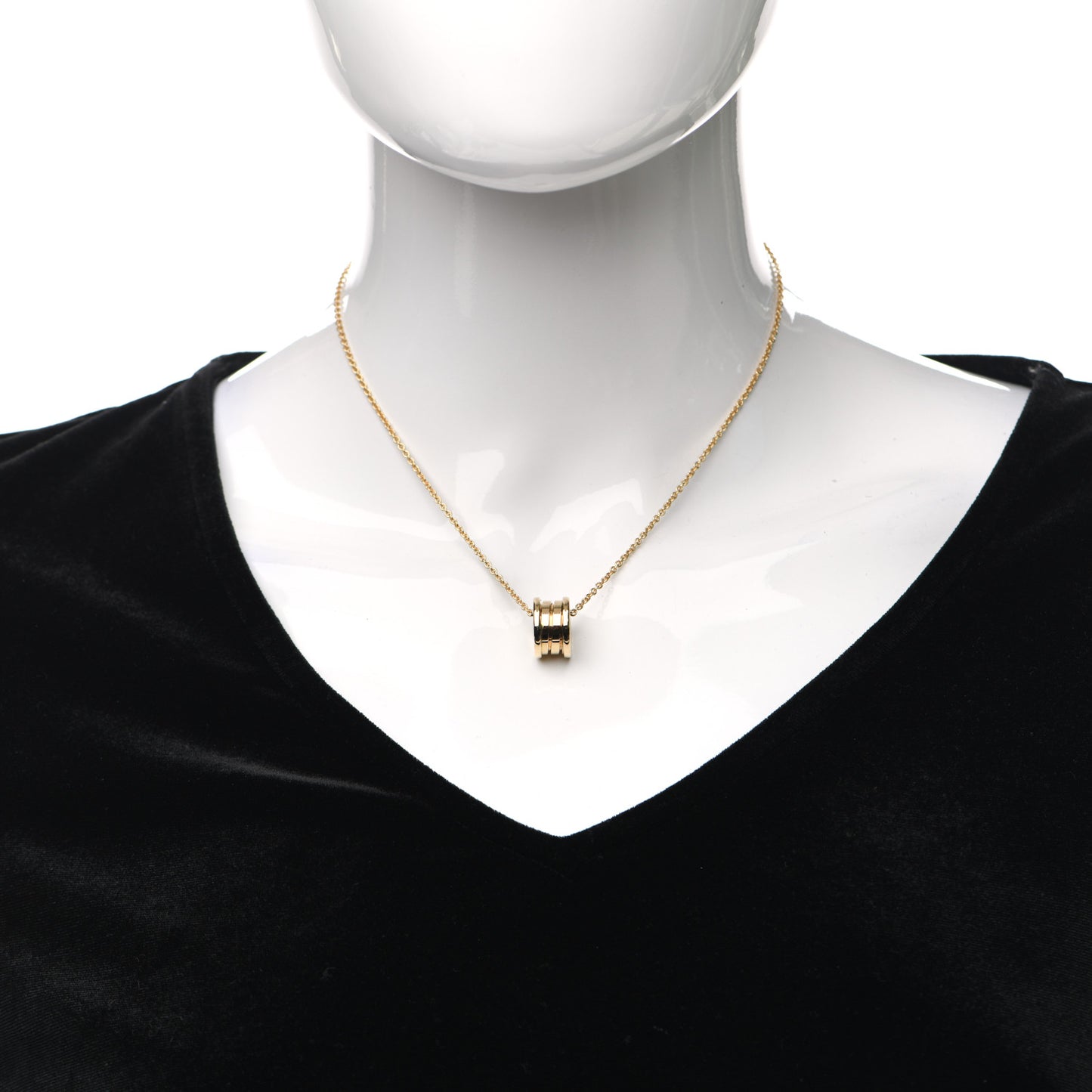 18K Yellow Gold B.Zero1 Pendant Necklace