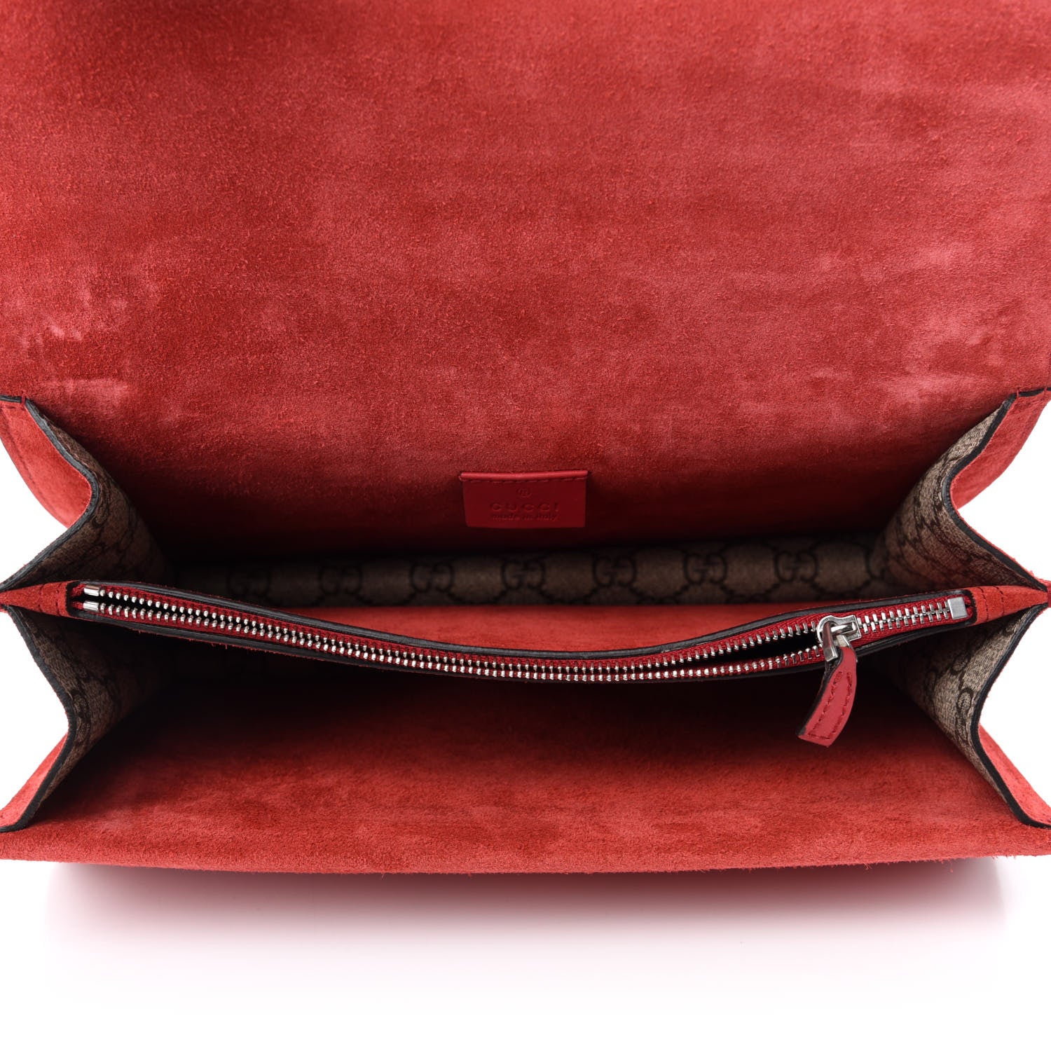 Gucci GG Supreme Monogram Small Dionysus Shoulder Bag Red 6 of 11
