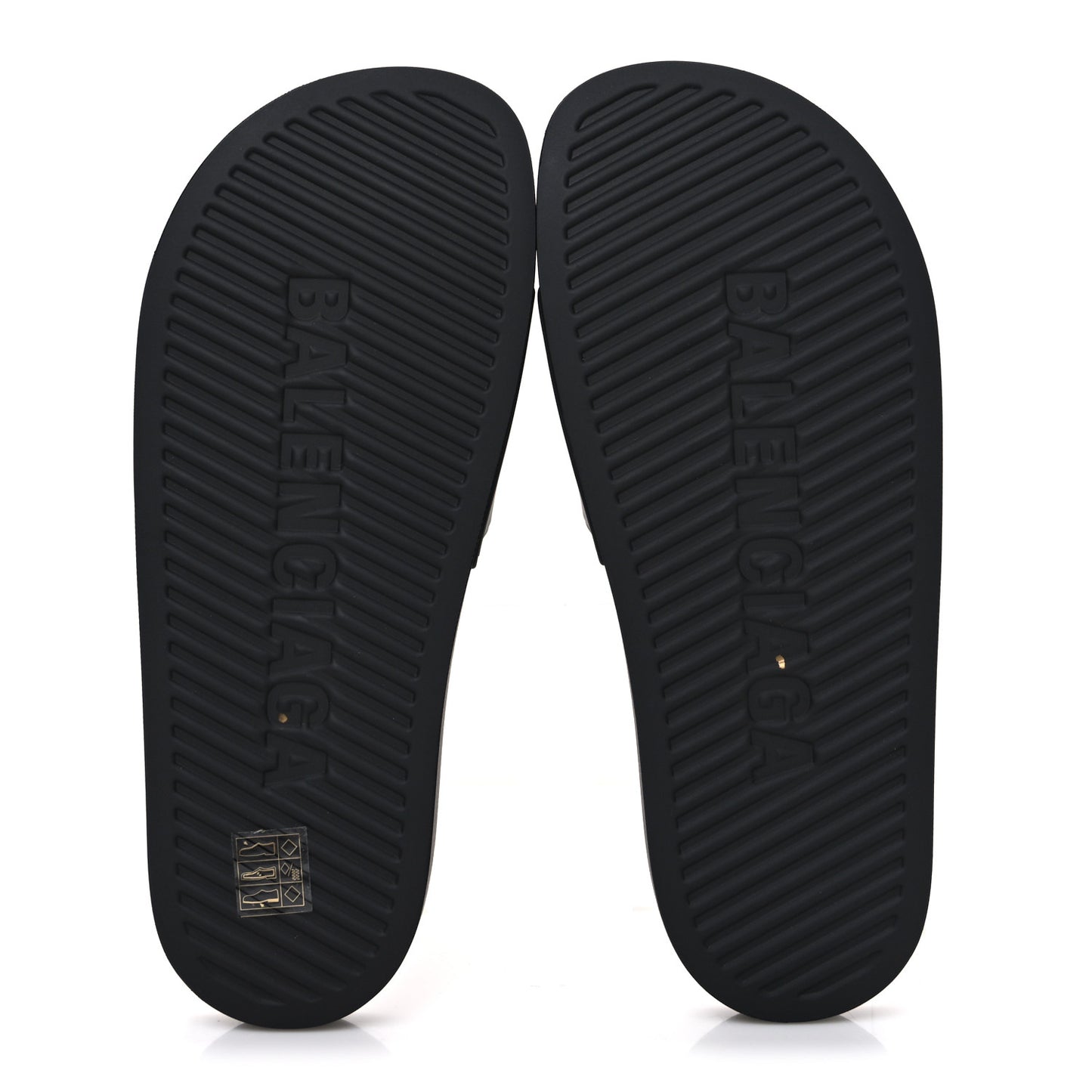 Rubber New York Womens Pool Slide Sandals 39 Black