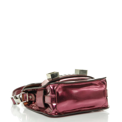 Proenza Schouler Metallic Patent Tiny PS11 Shoulder Bag Bordeaux Pink 4 of 6