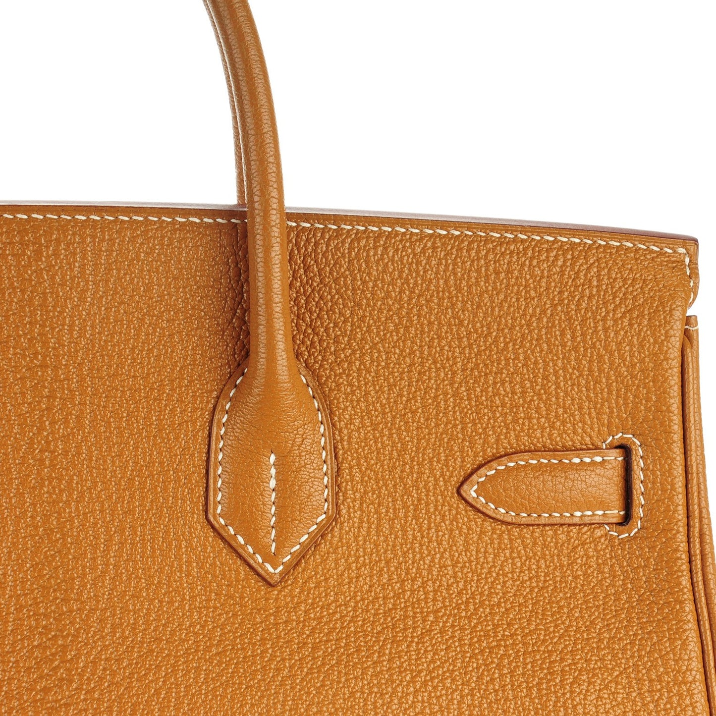 Chevre De Coromandel HAC Birkin 32 Caramel