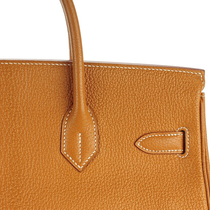 Hermes Chevre De Coromandel HAC Birkin 32 Caramel 20 of 25