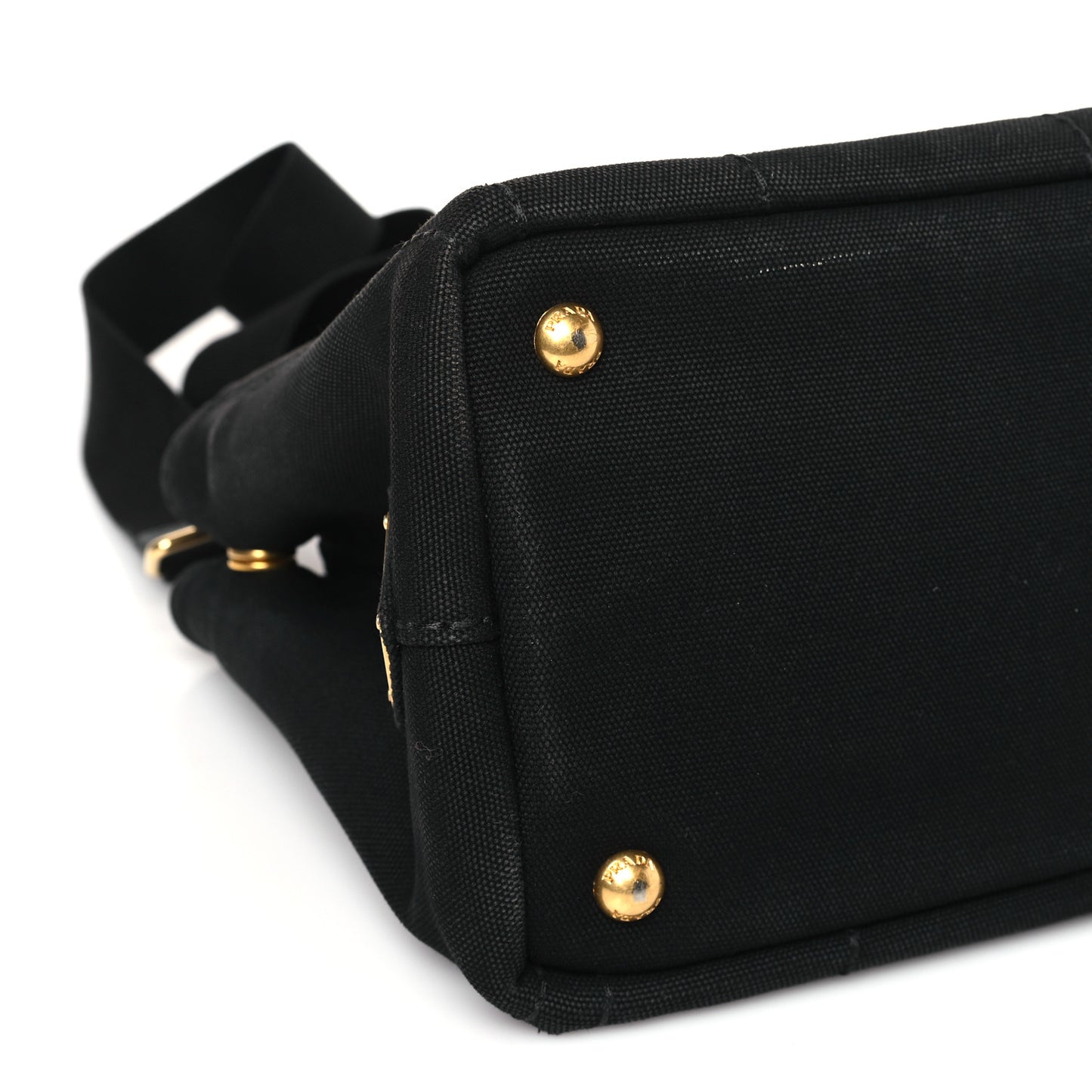 Canapa Small Logo Tote Black