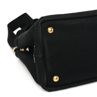 Prada Canapa Small Logo Tote Black 8 of 9