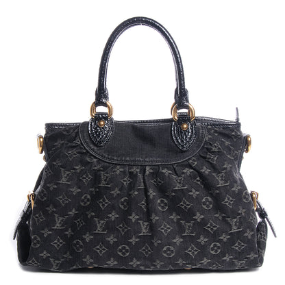 Louis Vuitton Denim Neo Cabby MM Black 1 of 7