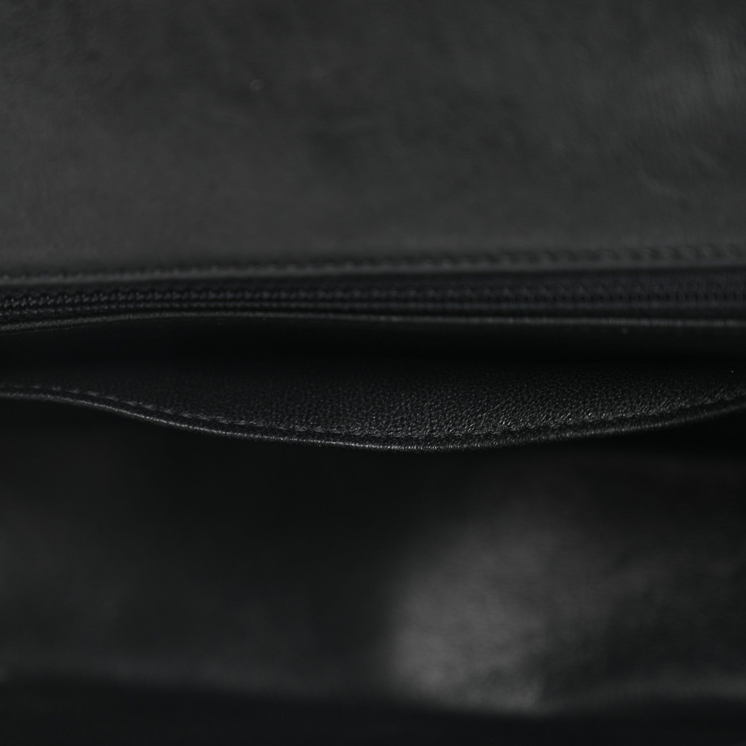 Chanel Crumpled Calfskin Quilted Mini Rectangular Flap So Black 12 of 12