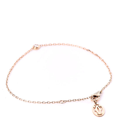 Cartier 18K Pink Gold Diamond SM D'Amour Bracelet 3 of 7