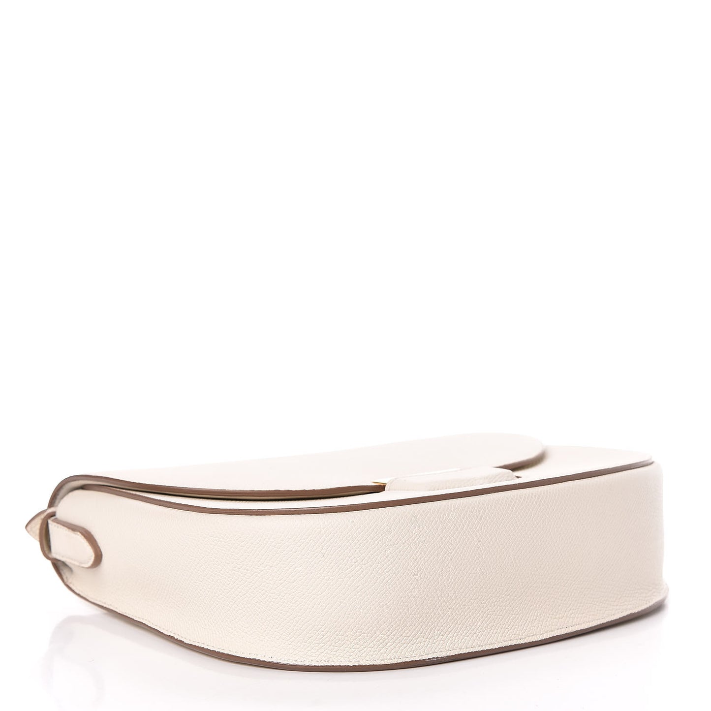 Grained Calfskin Compact Trotteur White