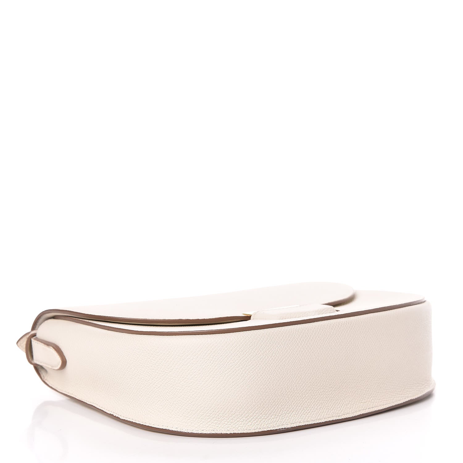 Celine Grained Calfskin Compact Trotteur White 4 of 13