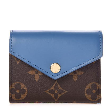 Louis Vuitton Monogram Zoe Wallet Blue Jean 1 of 10