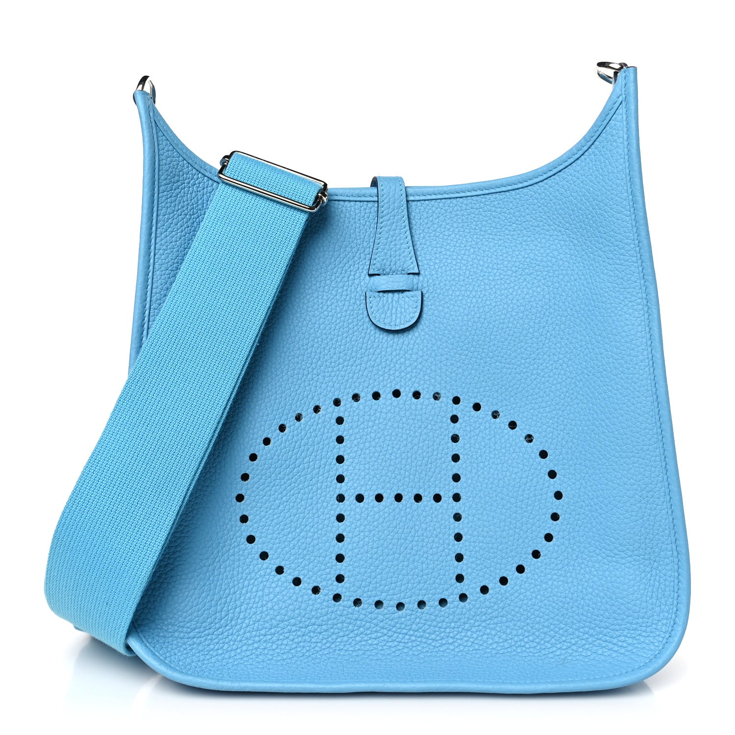Hermes Taurillon Clemence Evelyne III PM Celeste 1 of 10