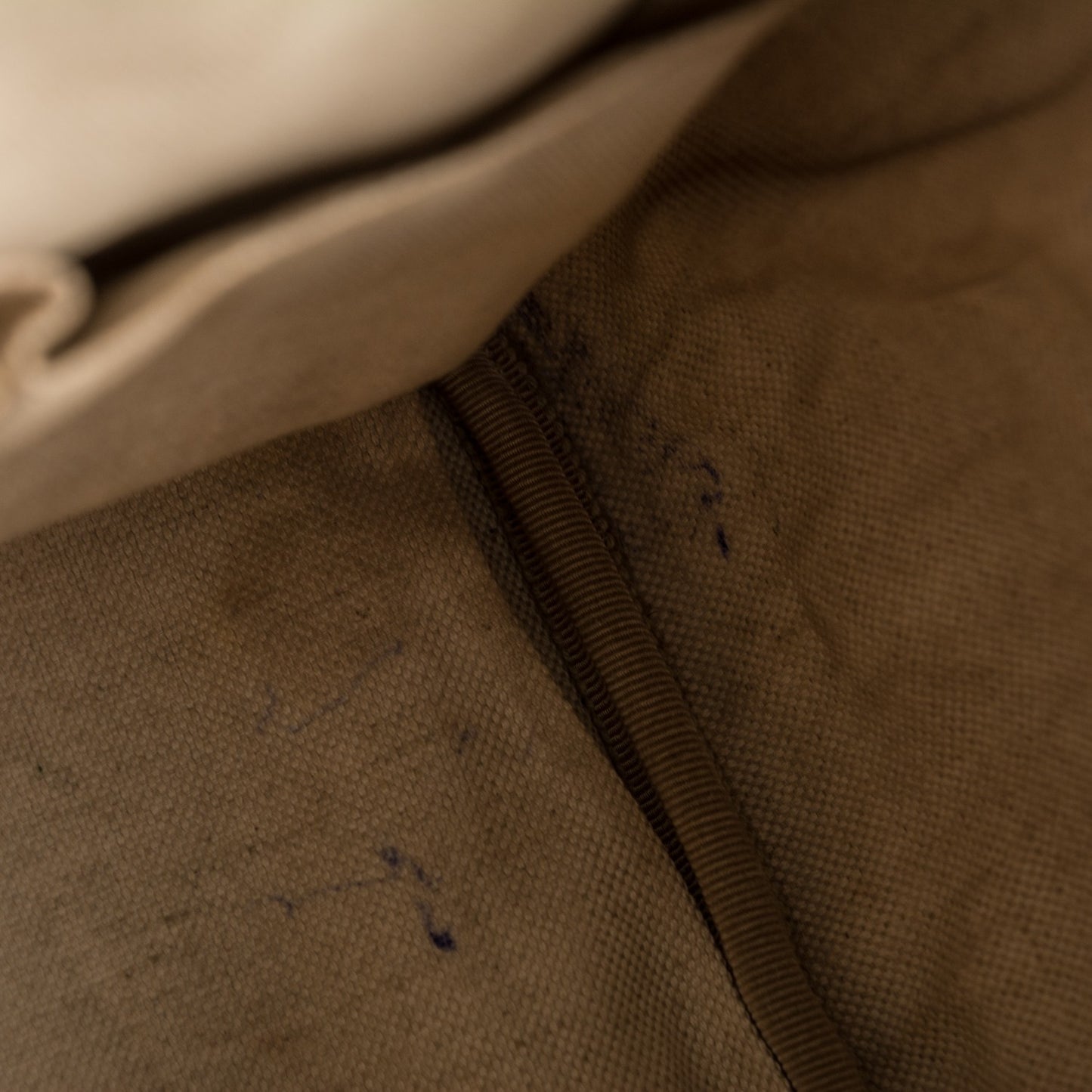 Monogram Selleria Calfskin Vintage Web Medium Boston Beige Blue
