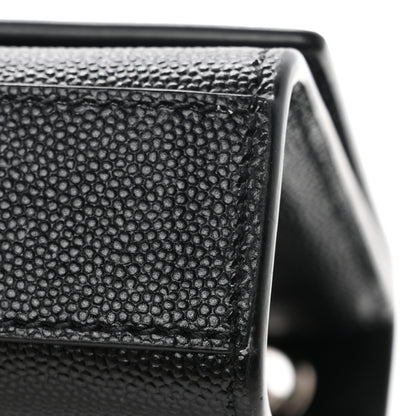 Saint Laurent Grain De Poudre Small Monogram Kate Satchel Black 11 of 11
