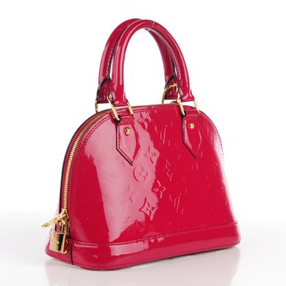 Louis Vuitton Vernis Alma BB Rose Indien 3 of 7