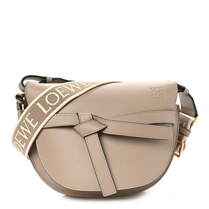 Loewe Soft Calfskin Jacquard Small Gate Crossbody Bag Sand 1 of 9