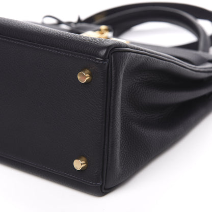 Hermes Togo Kelly Retourne 32 Indigo 9 of 11