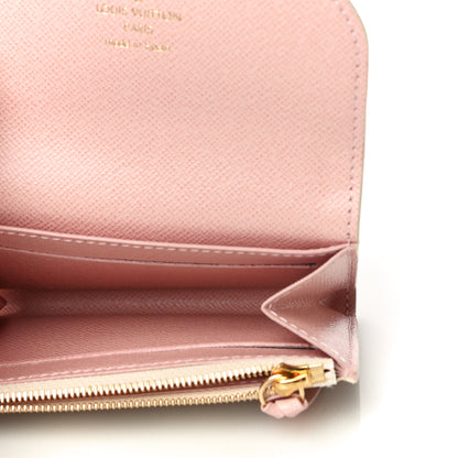 Louis Vuitton Damier Azur Rosalie Coin Purse Rose Ballerine 5 of 10