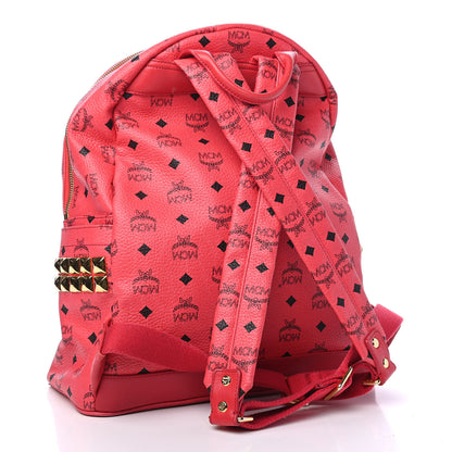 MCM Visetos Large Side Studs Stark Backpack Corail 2 of 7
